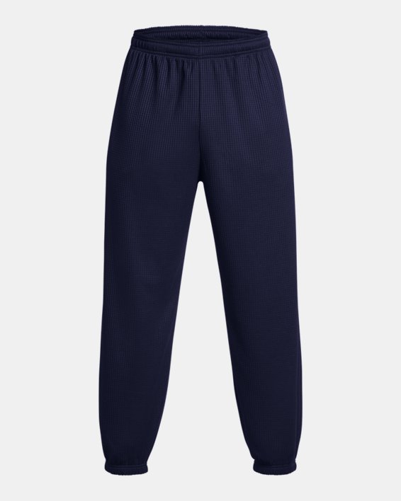 Men's UA Rival Waffle Joggers in Blue image number 4